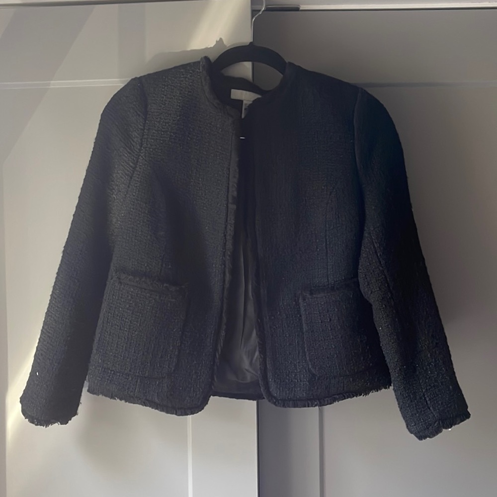 H&M Black Tweed Blazer